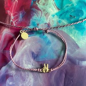 Pura vida peace charm